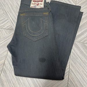 True religion Gray denim jeans